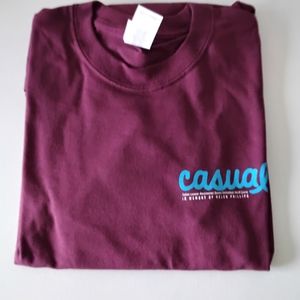 PURPLE LONG SLEEVE UNISEX SWEAT SHIRT XL